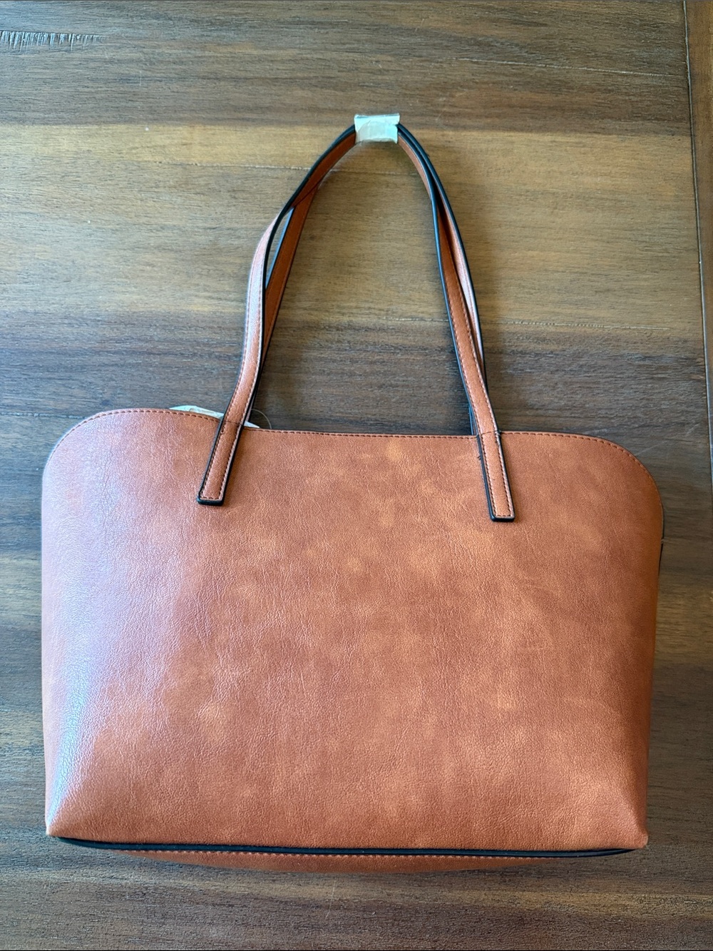 Van Heusen Tan Tote Bag - Sleek Cognac Finish